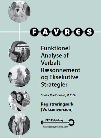 AFEDAN101 - ADULT FAVRES - Examiner's Scoring Booklets (Pkg 25) - Danish Version (Level B)